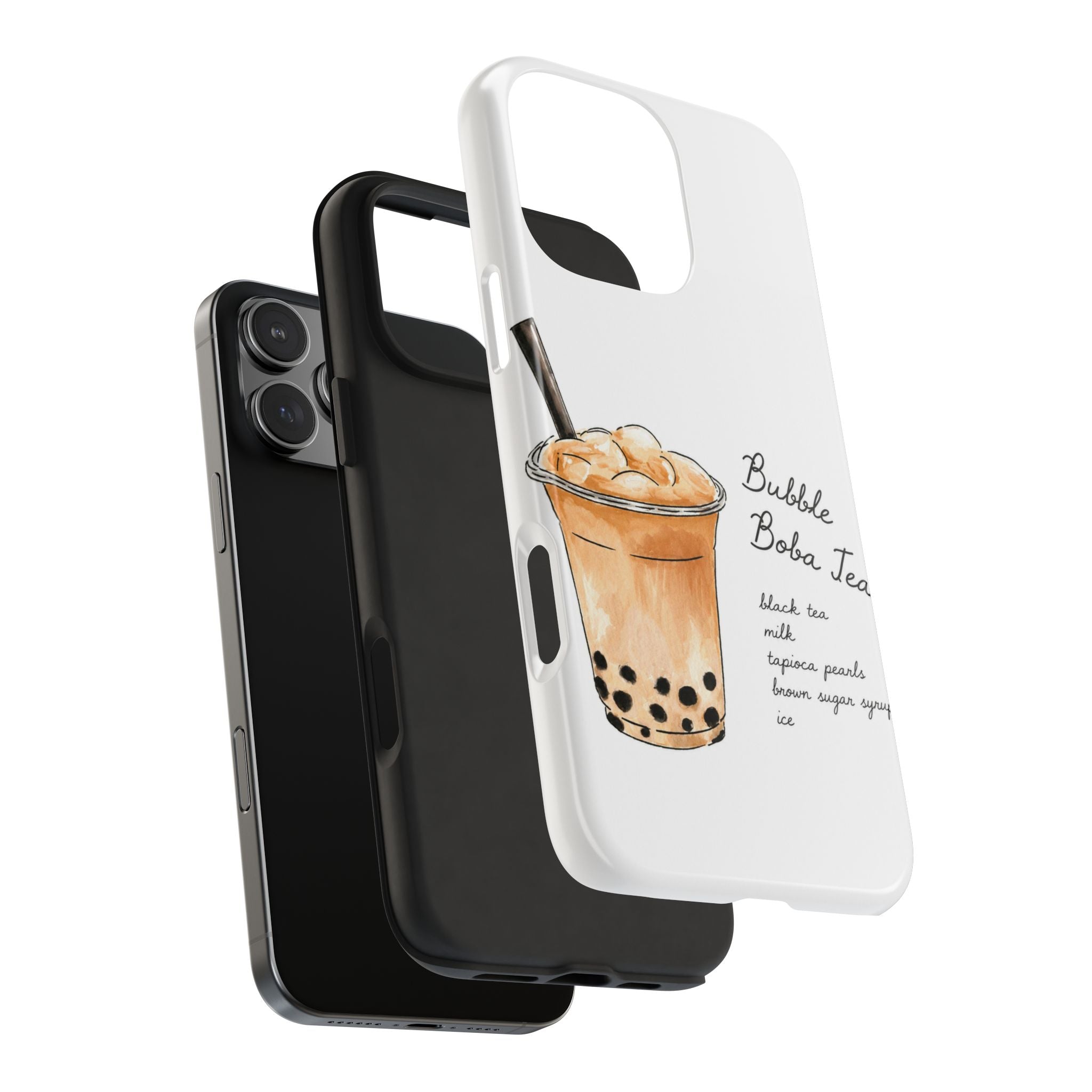BUBBLE BOBA TEA PHONE CASE