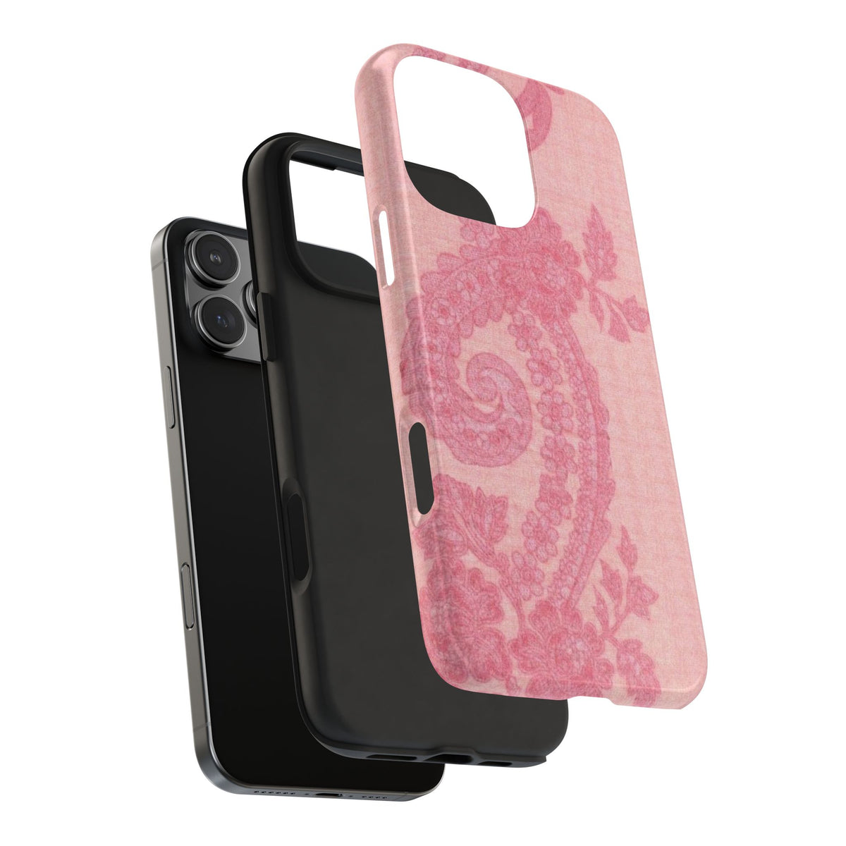 BABY PINK PAISLEY PHONE CASE
