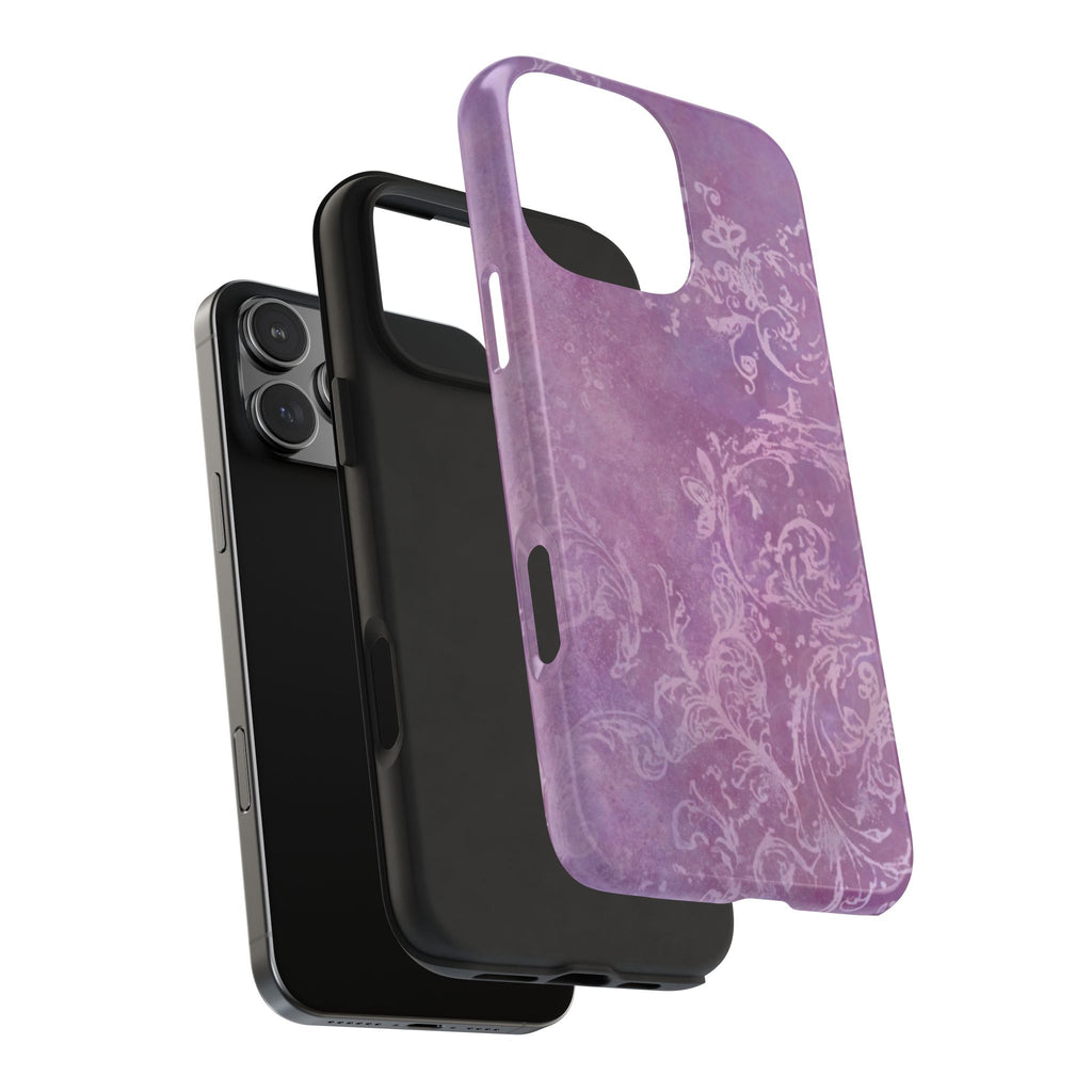 VINTAGE LILAC WHIMSY PHONE CASE
