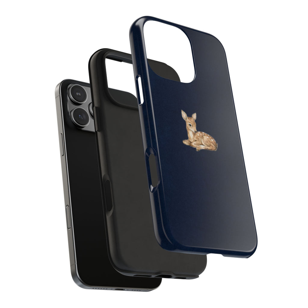NAVY BLUE DEER PHONE CASE