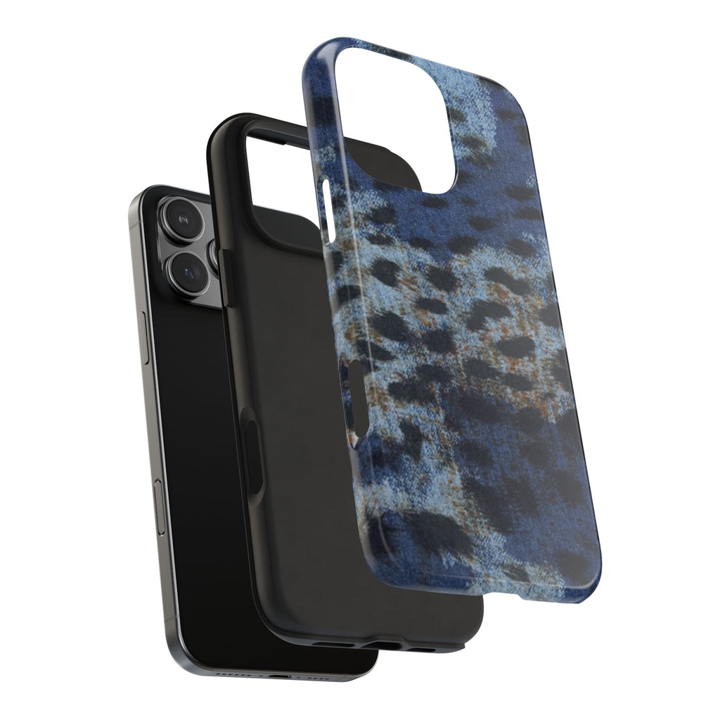 DENIM BLUE DOTTY PHONE CASE