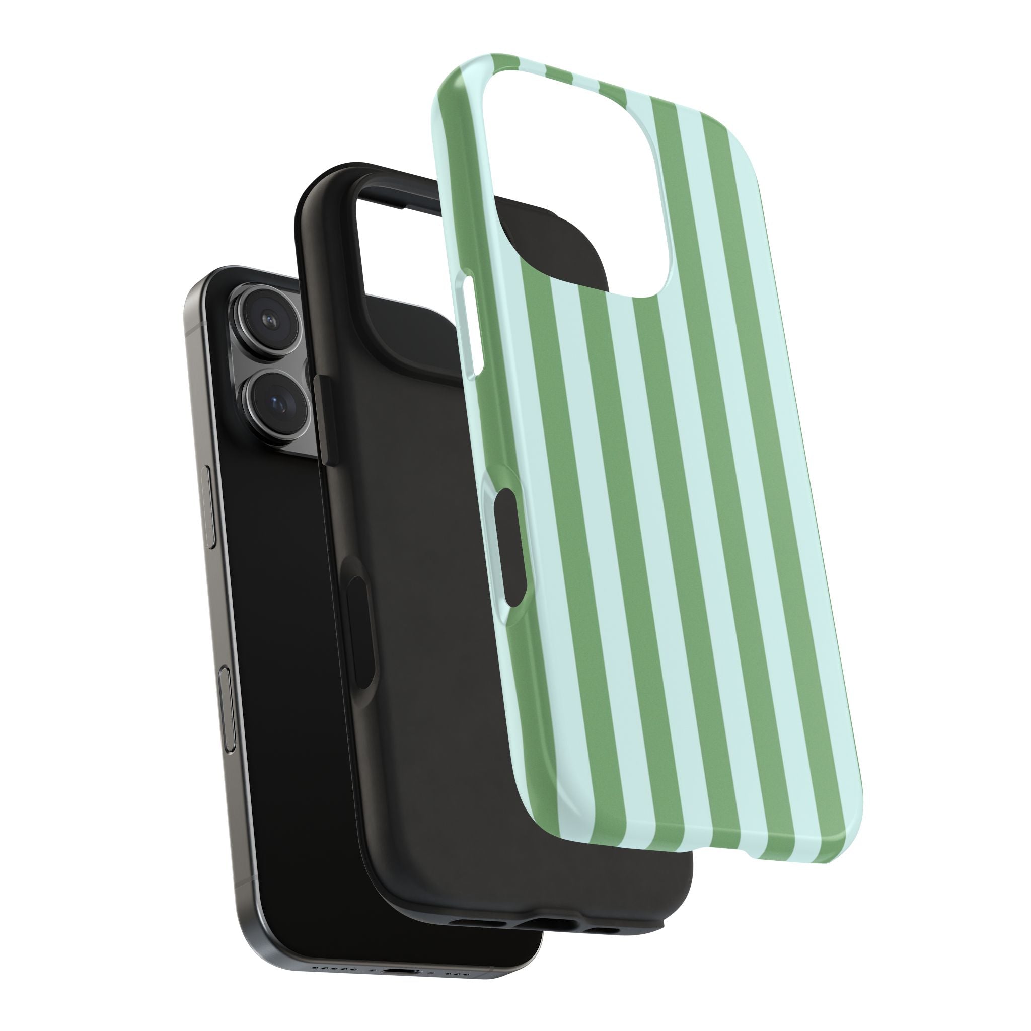 SEAFOAM STRIPES PHONE CASE