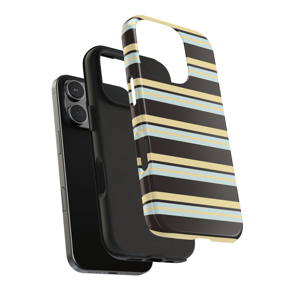 CAFÉ AU LAIT STRIPES PHONE CASE