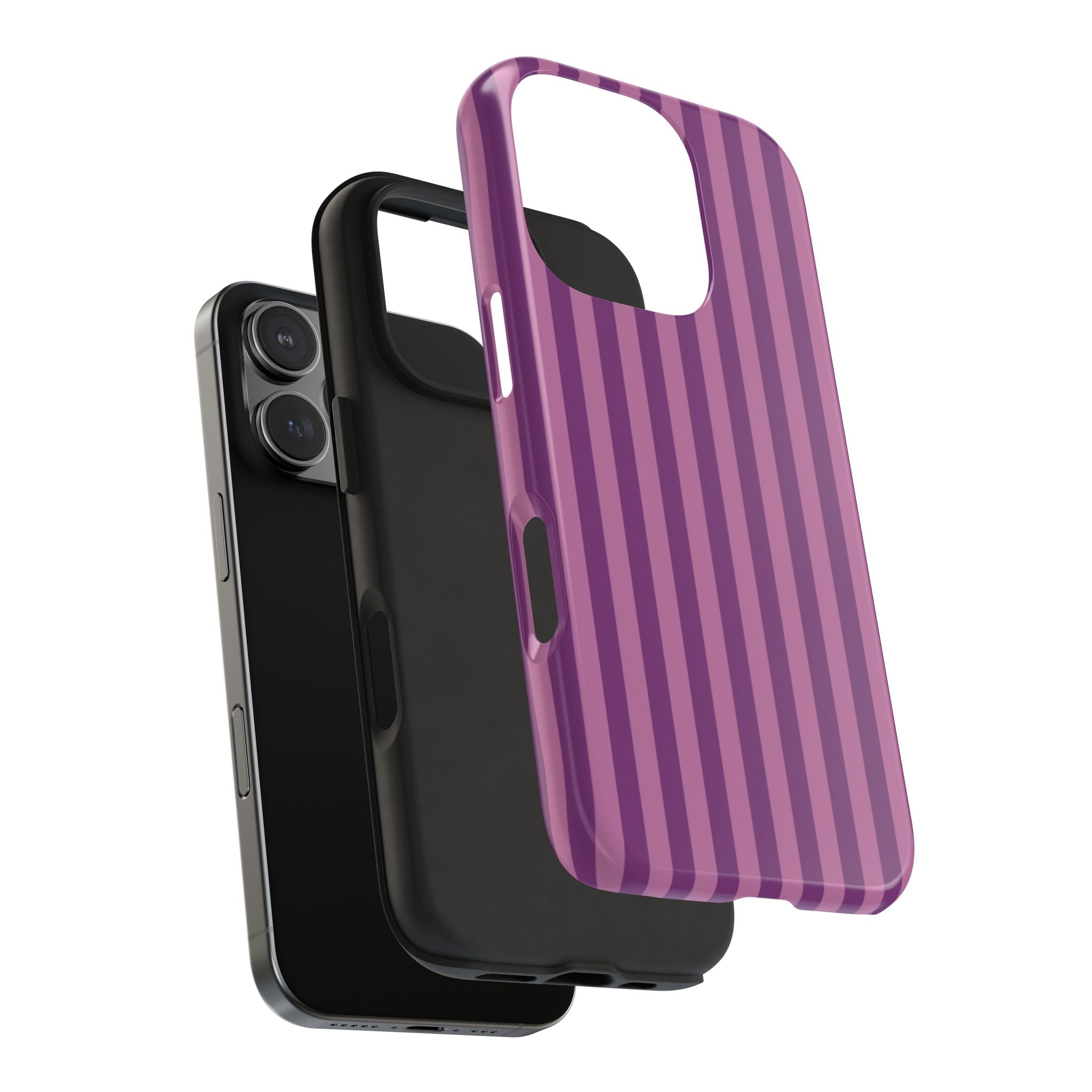 VIOLETTE STRIPES PHONE CASE