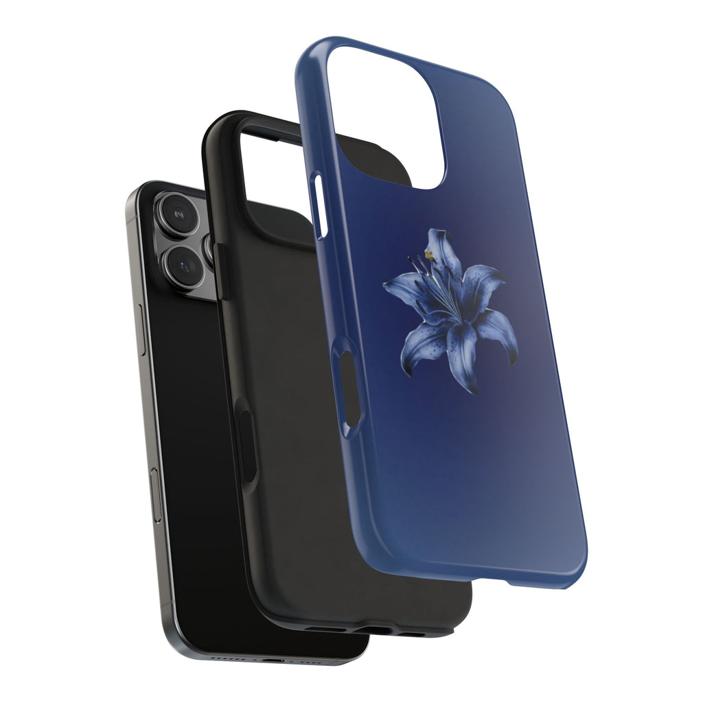 INDIGO BLUE ORCHID PHONE CASE