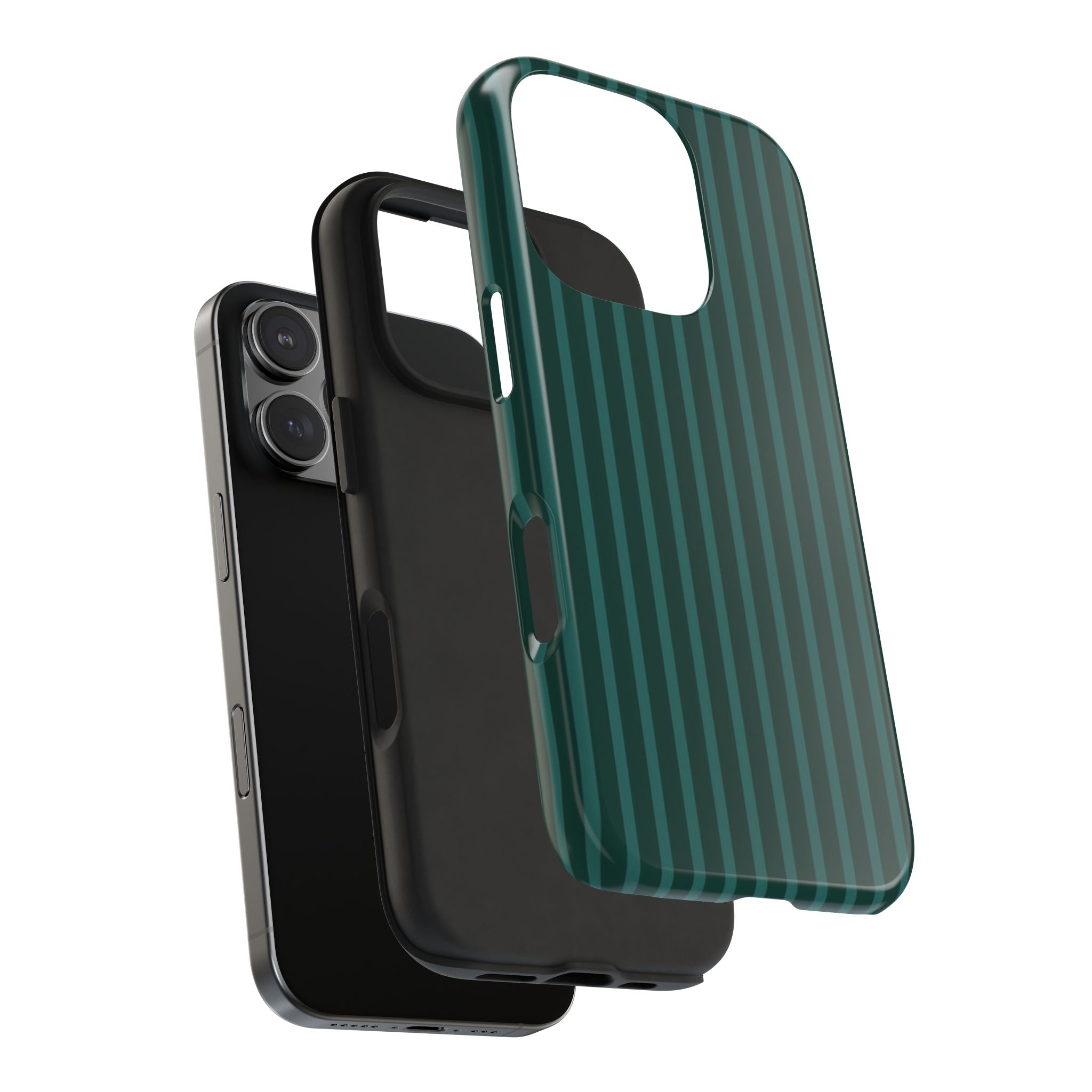 DEEP FERN STRIPES PHONE CASE