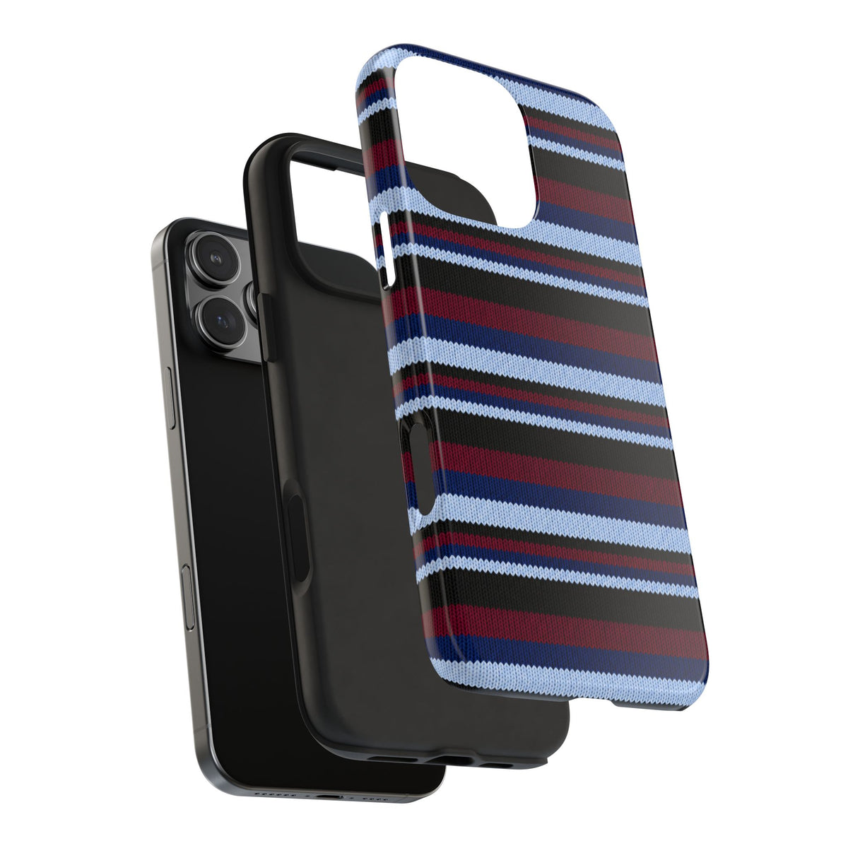 MIDNIGHT VELVET OXFORD STRIPES PHONE CASE