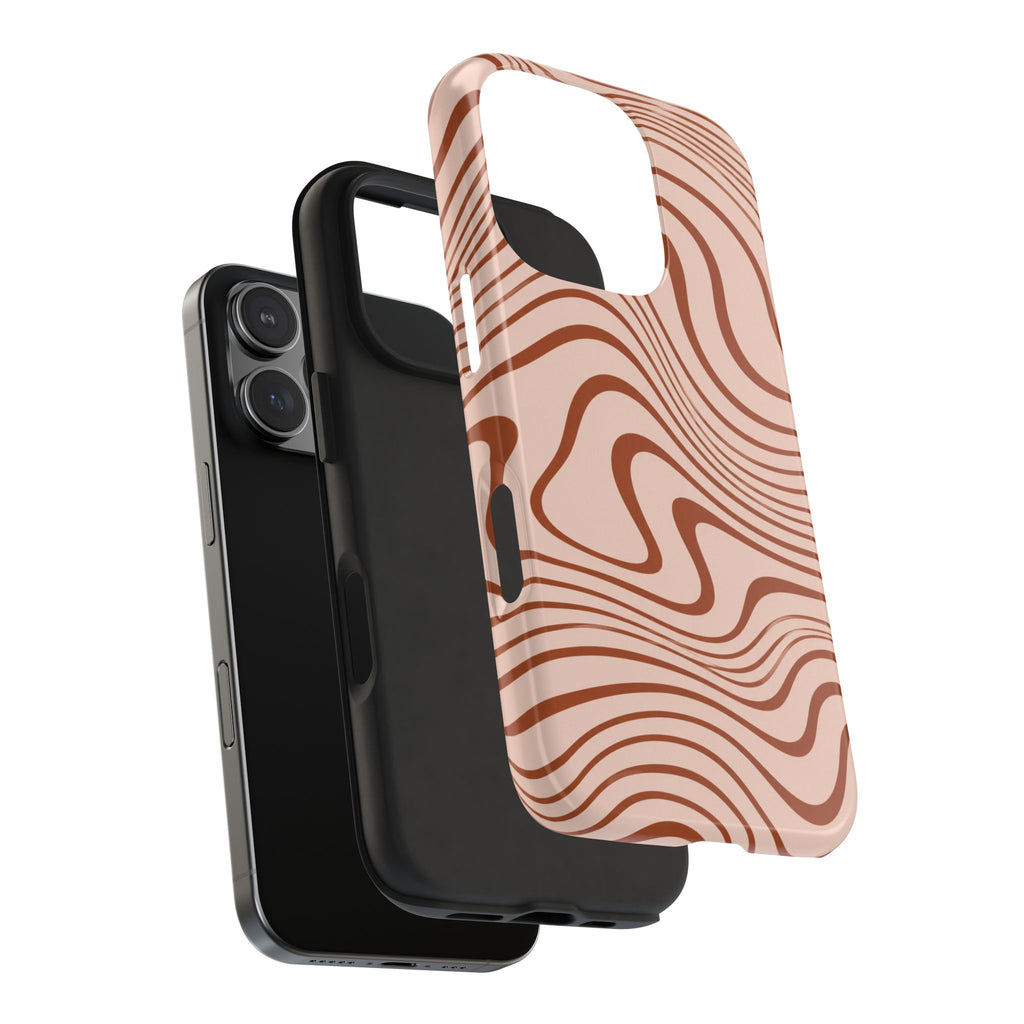 CINNAMON WAVE PHONE CASE