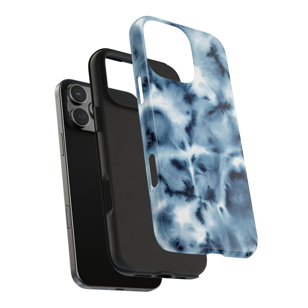 GLACIER BLUE TIE DYE PHONE CASE