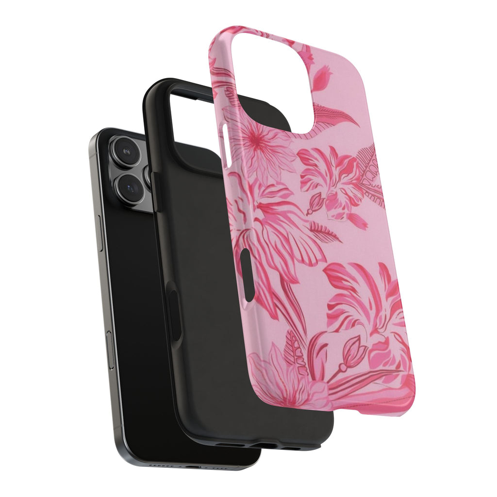 PINK TROPICS PHONE CASE