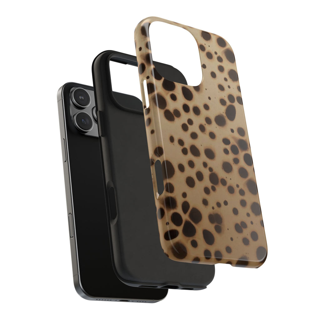MOCHA DOTTY PHONE CASE