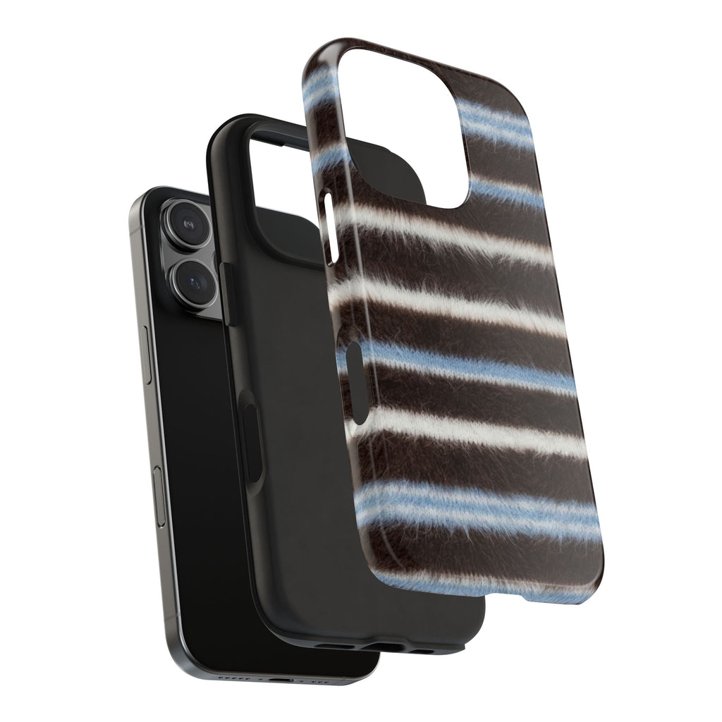 COCOA BLUE PLUSH PHONE CASE
