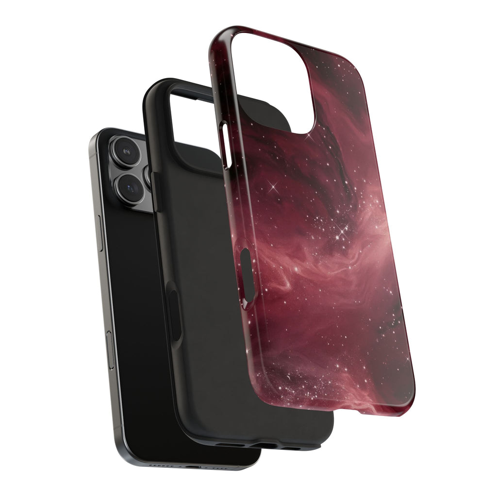 BURGUNDY GALAXY WAY PHONE CASE