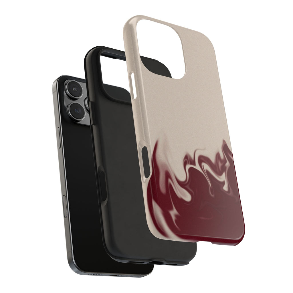 BORDEAUX CREAM PHONE CASE