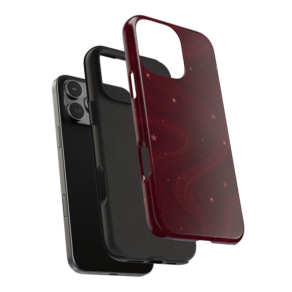 CHERRY RED GALAXY PHONE CASE