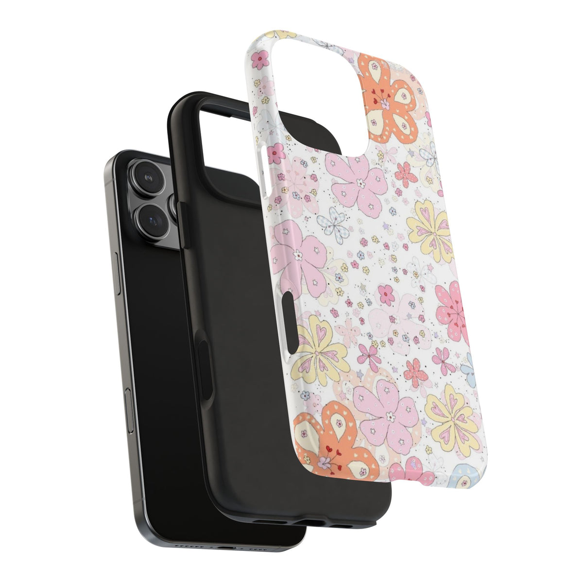 PASTEL PETALS FLORAL PHONE CASE