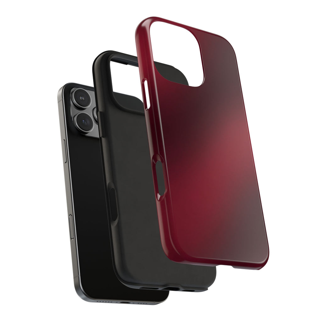 BURGUNDY CHERRY SHINE PHONE CASE