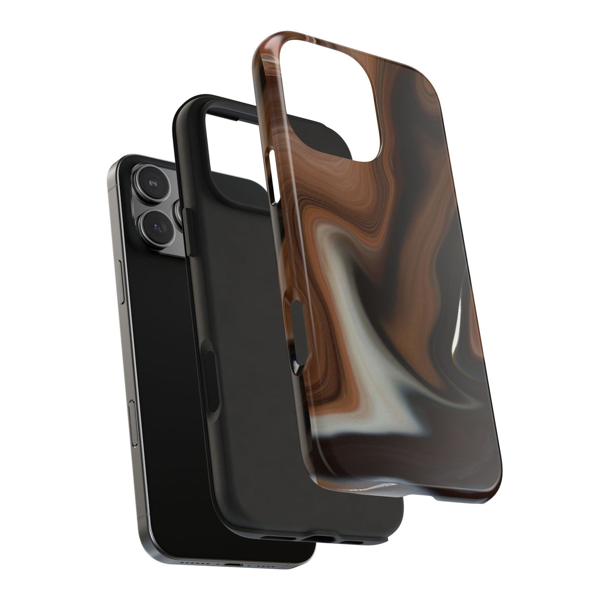 SHAKEN ESPRESSO SWIRL PHONE CASE