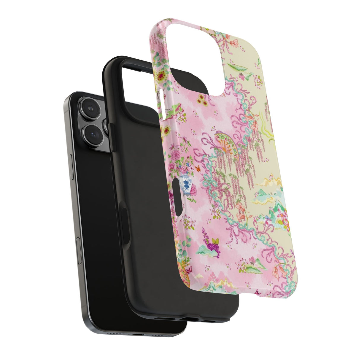 PINK CHINOISERIE PHONE CASE