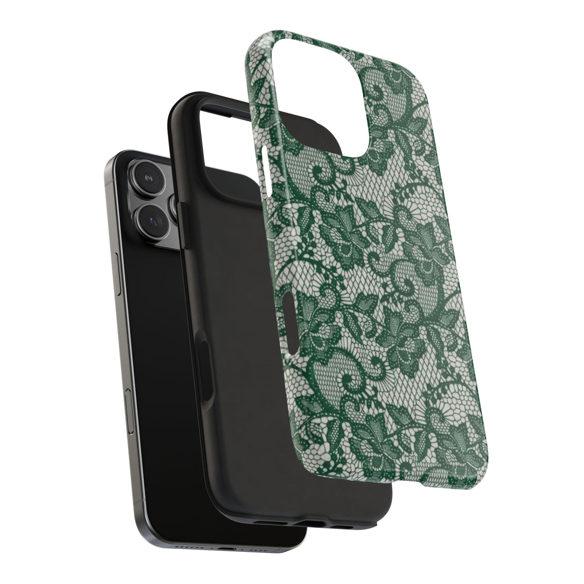 GREEN LACE PHONE CASE