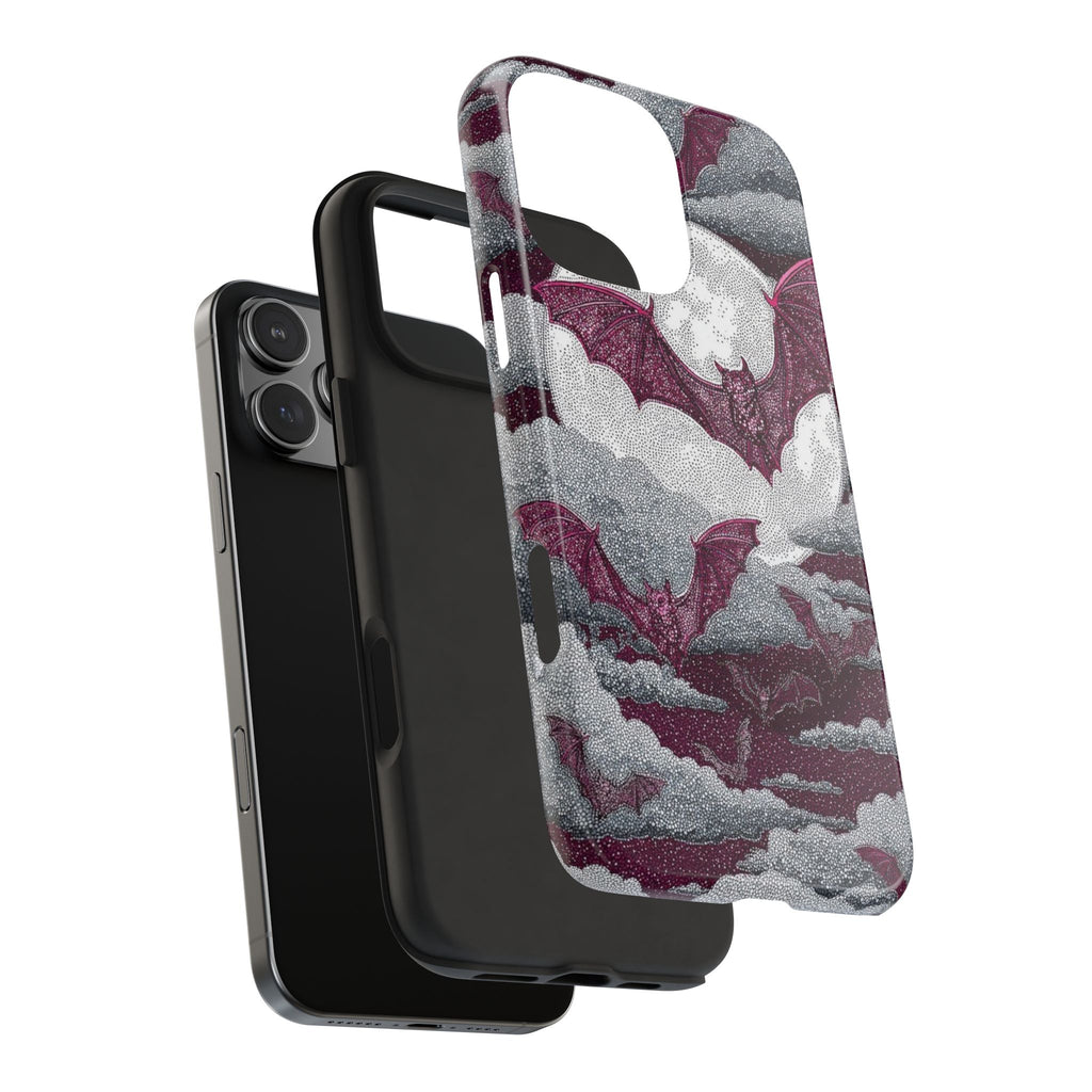 HALLOWEEN MOON BATS PHONE CASE