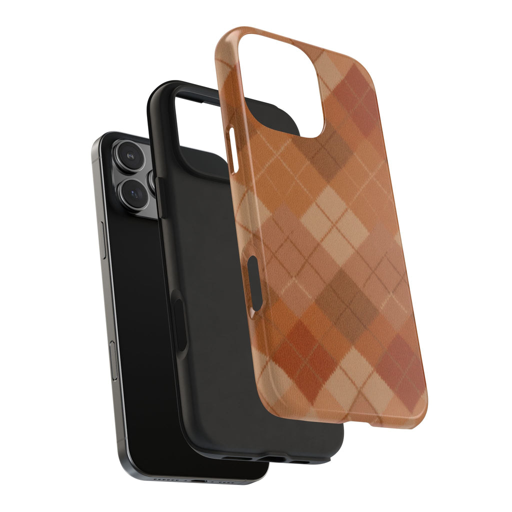 AUTUMN CHECK PHONE CASE