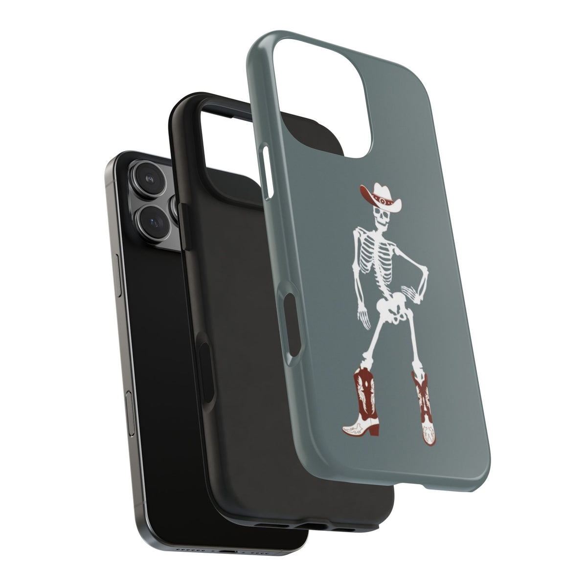 SAGE HOWDYWEEN COWGIRL SKELETON PHONE CASE