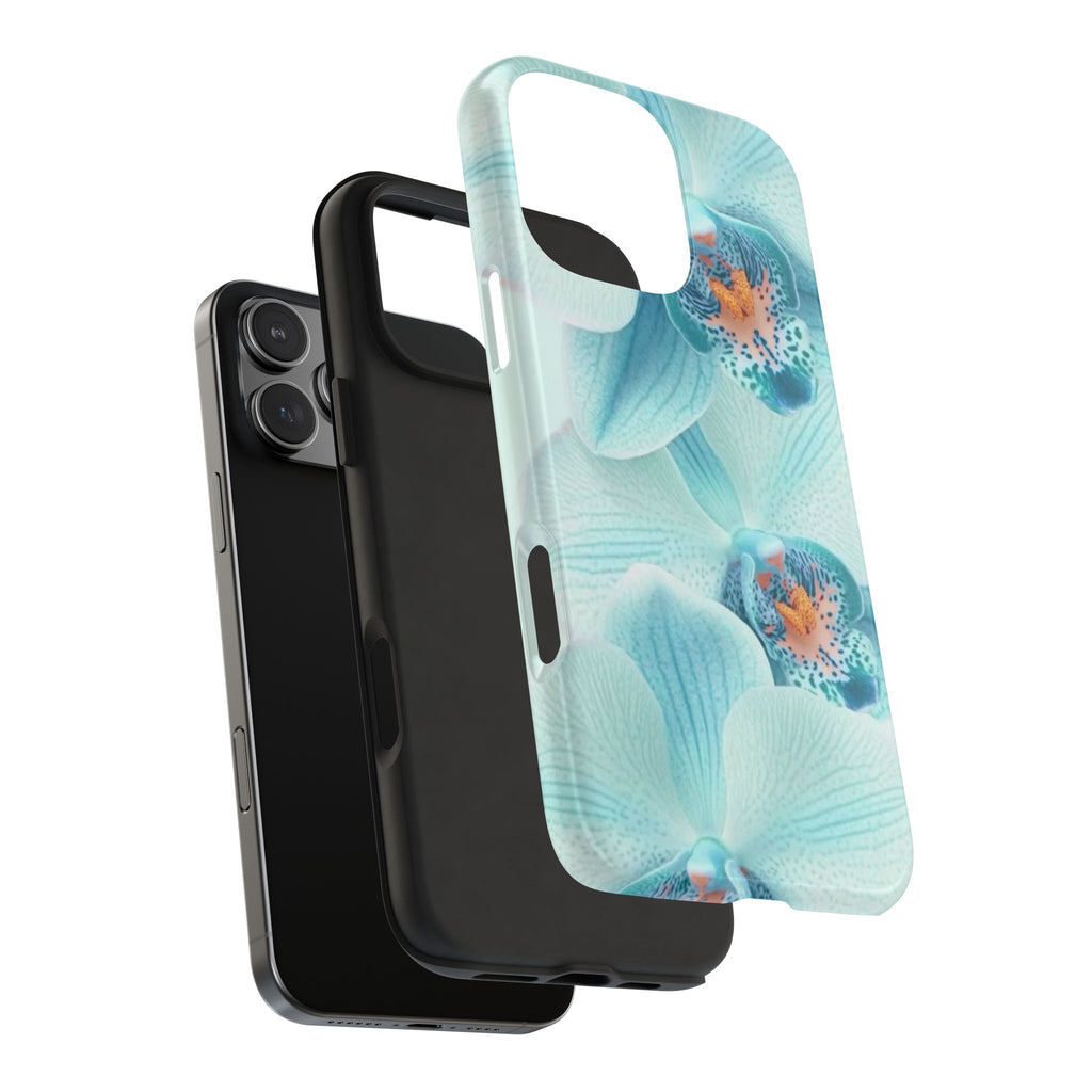 GLACIER BLUE FLORAL PHONE CASE