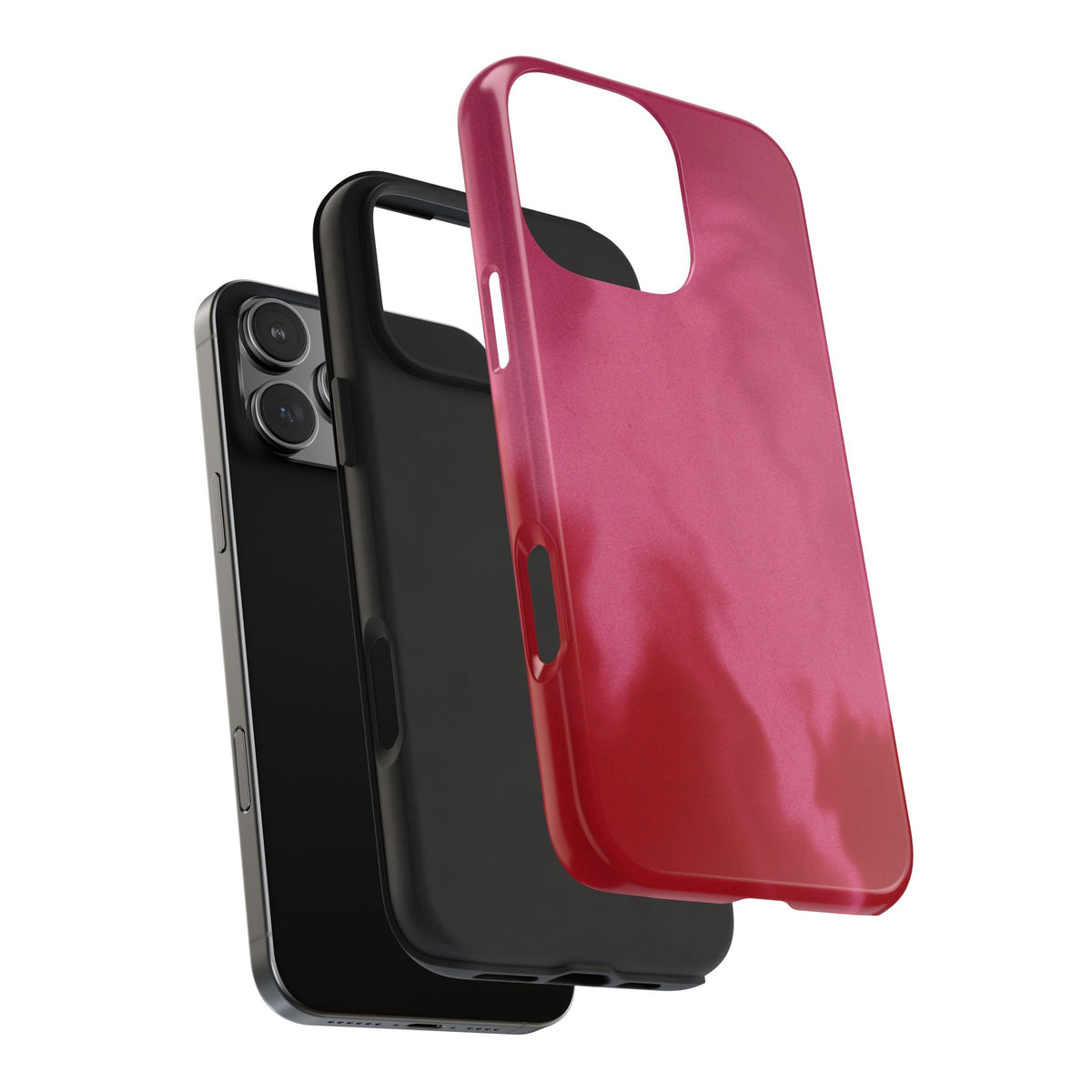 PINK & RED PRISM GLOW PHONE CASE
