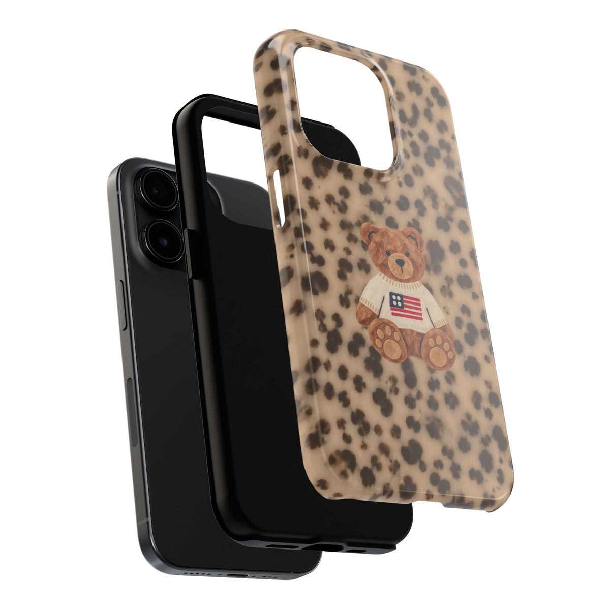 TORTOISE AMERICANA TEDDY PHONE CASE