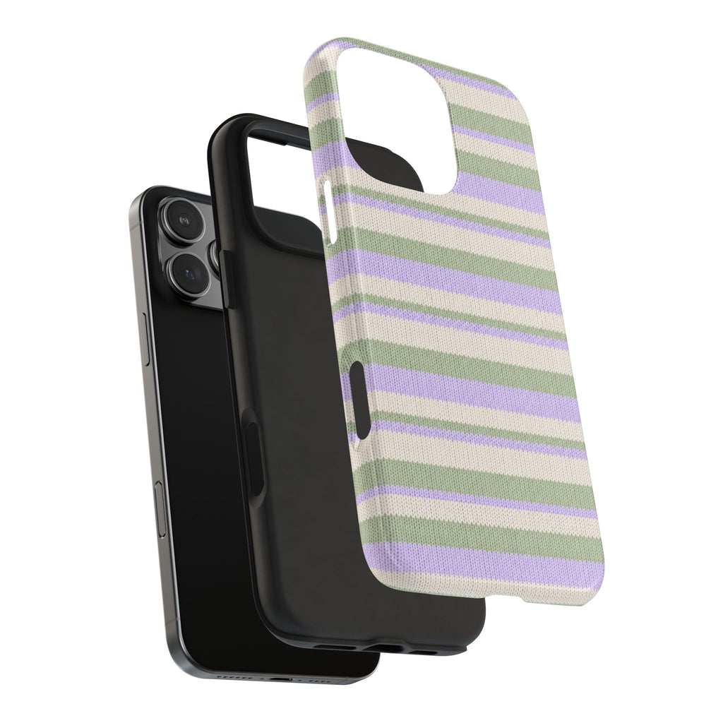SAGE DAYDREAM STRIPES PHONE CASE
