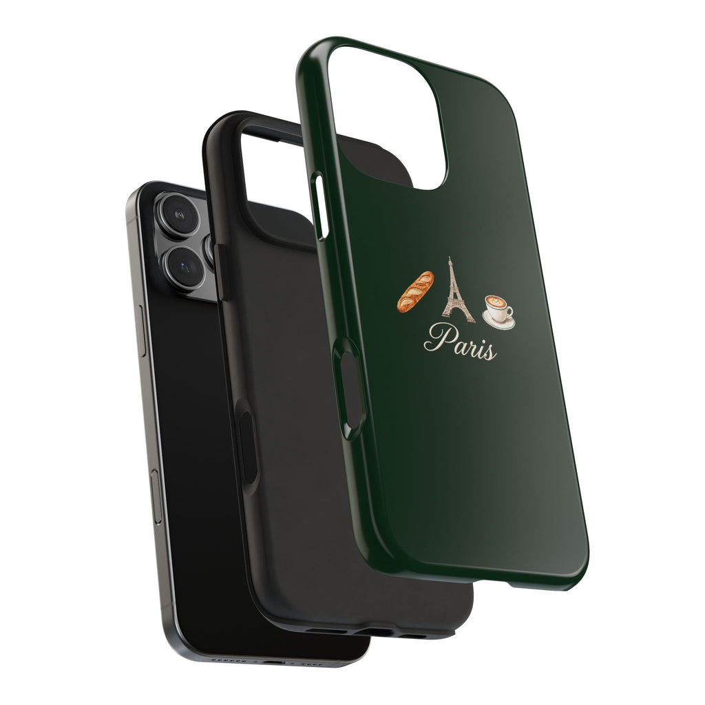 GREEN PARIS PHONE CASE