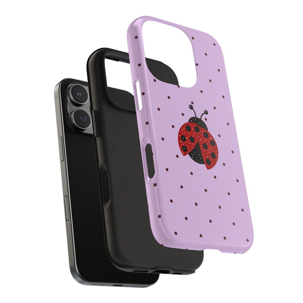 VIOLETTE LADYBUG POLKA DOTS PHONE CASE