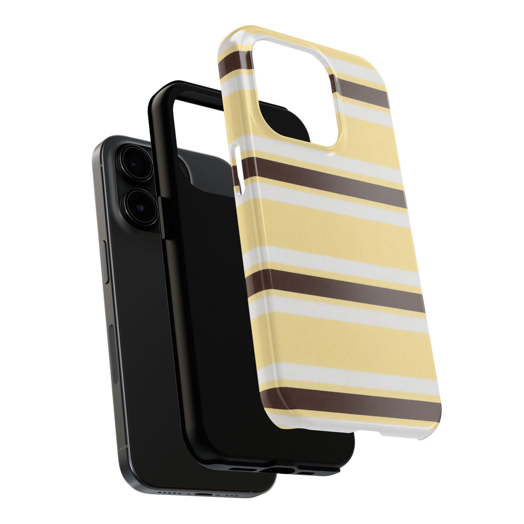 LEMON TRUFFLE STRIPES PHONE CASE