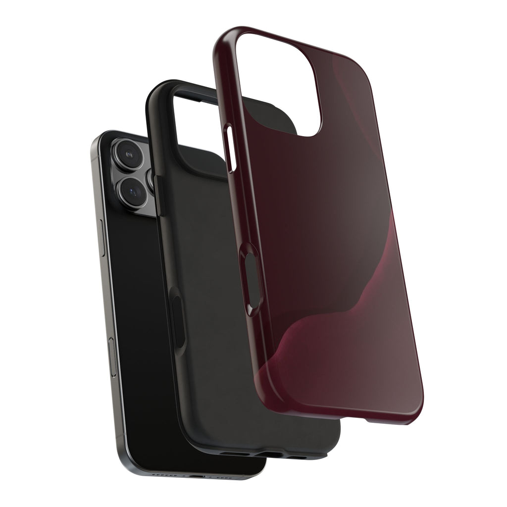 BURGUNDY DUNES PHONE CASE