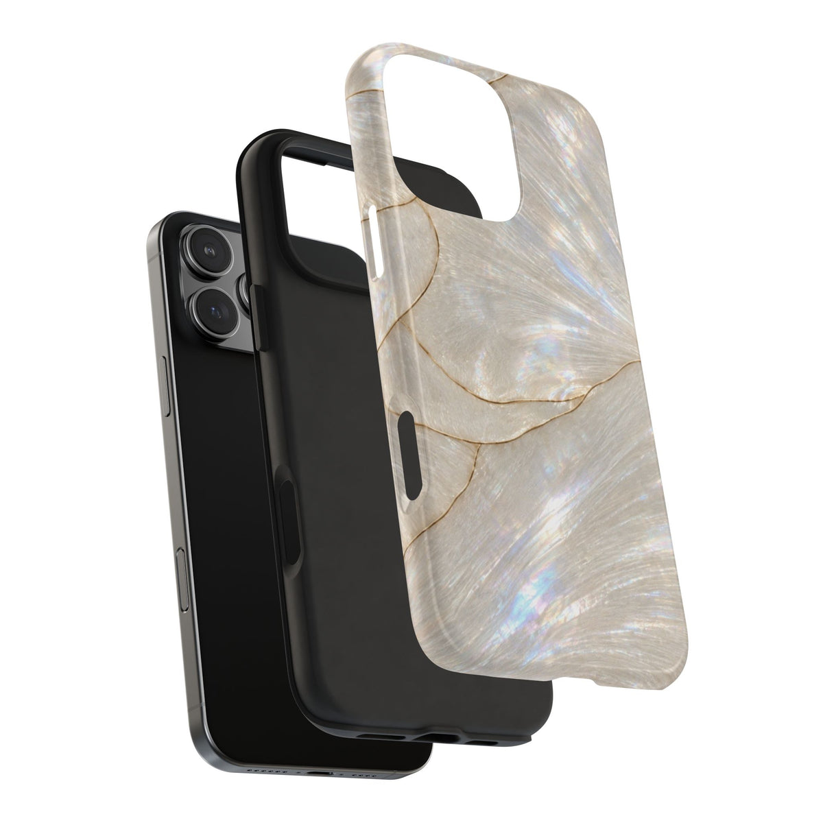 LIGHT IVORY OPAL SHELL PHONE CASE
