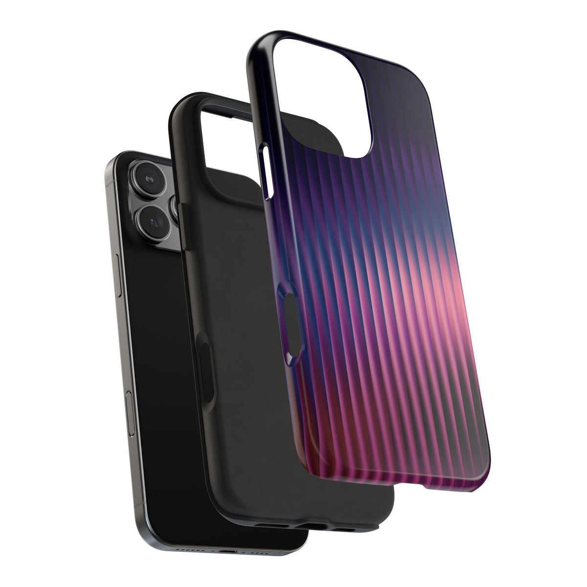 VIOLET GRADIENT GLASS PHONE CASE