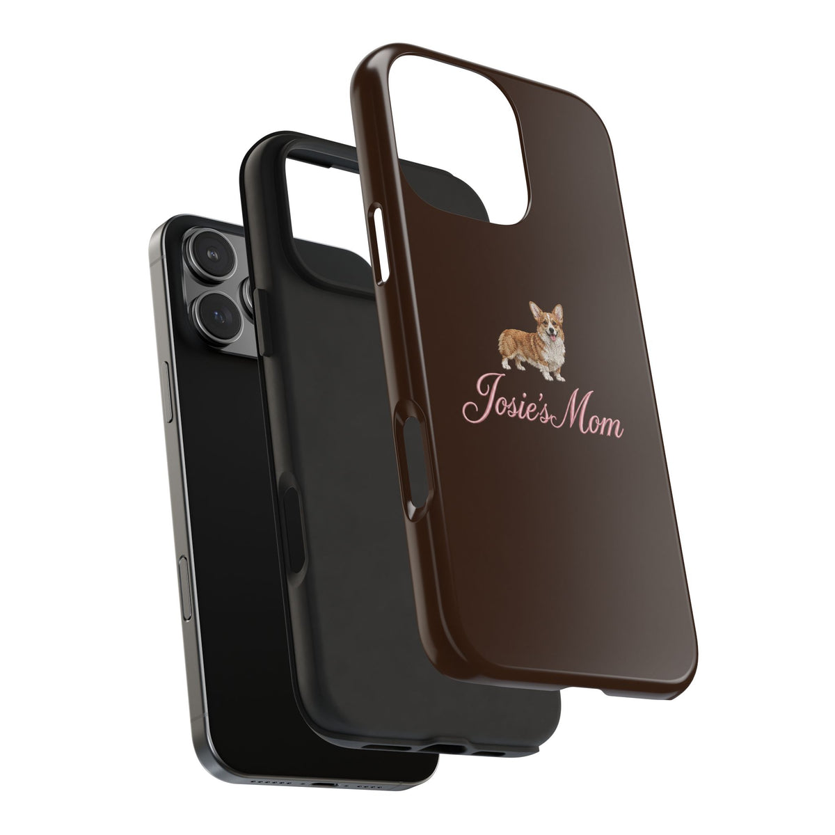 PERSONALIZED BROWN CORGI DOG MOM CUSTOM NAME PHONE CASE