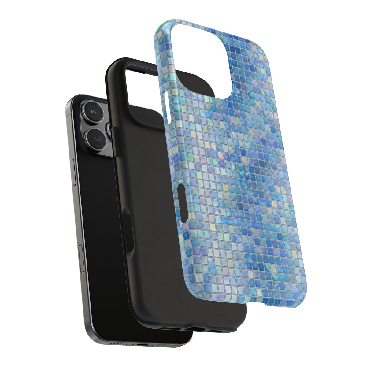 GALCIER BLUE MOSAIC PHONE CASE