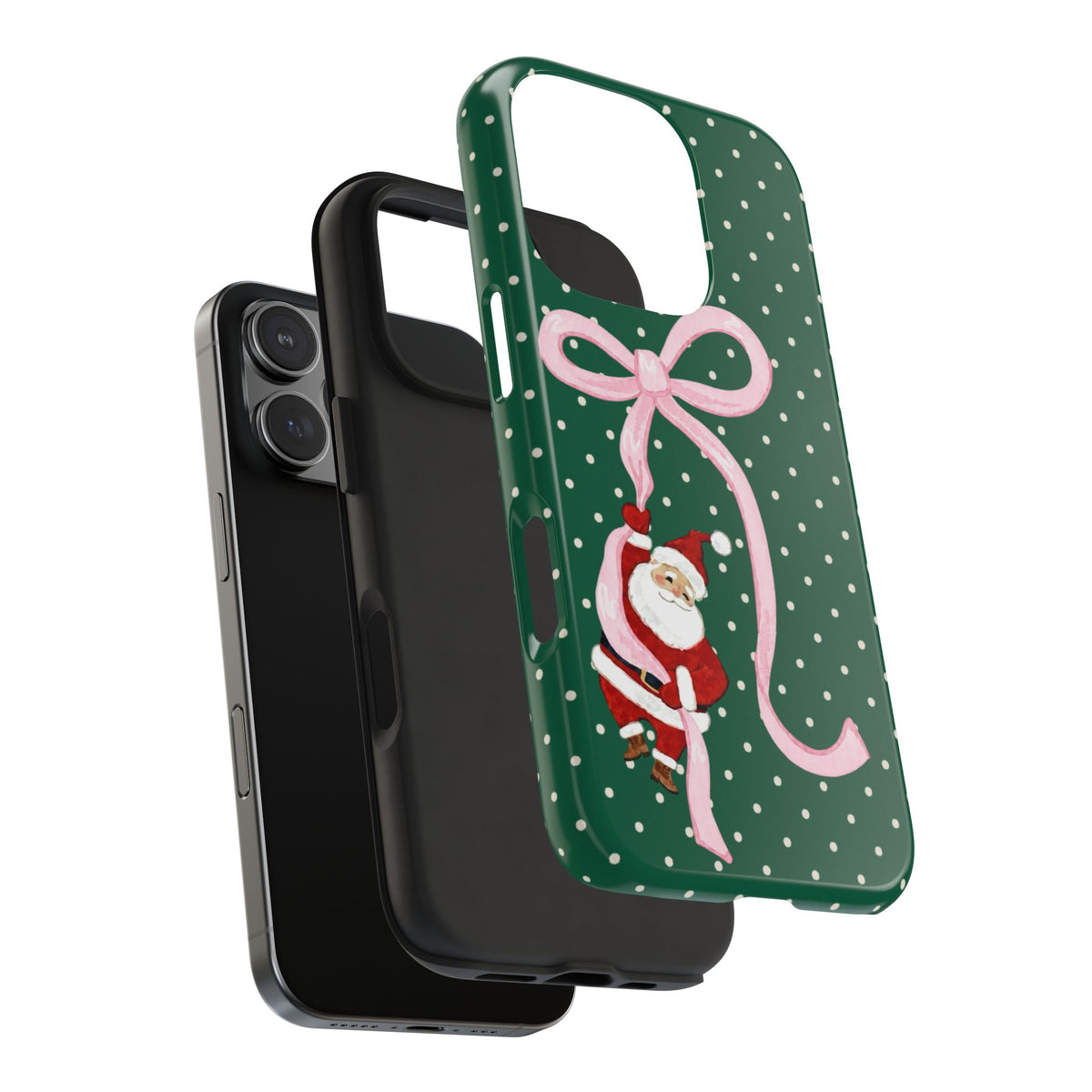 SANTA'S SWEETEST BOW PHONE CASE