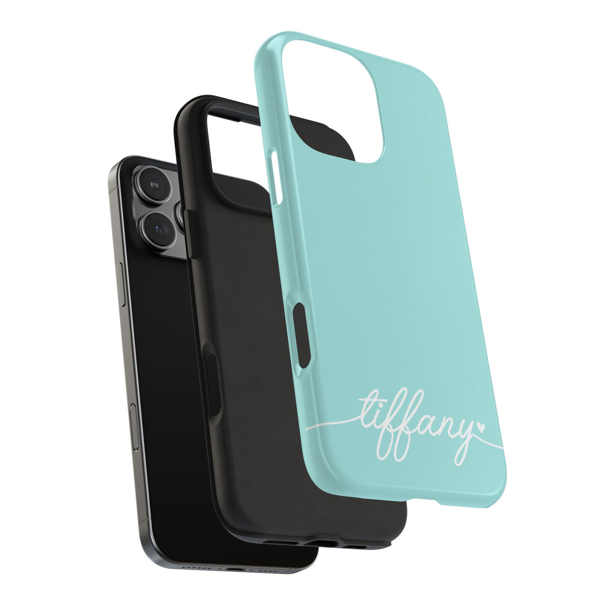 PERSONALIZED TIFFANY BLUE CUSTOM NAME PHONE CASE