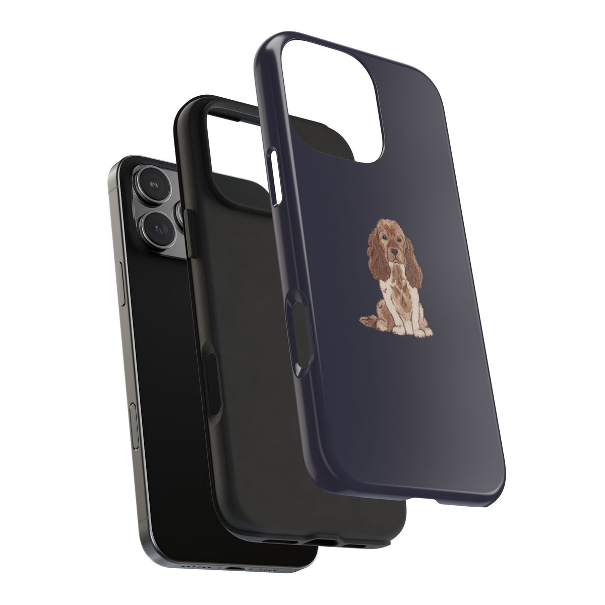 BLUE COCKER SPANIEL DOG PHONE CASE