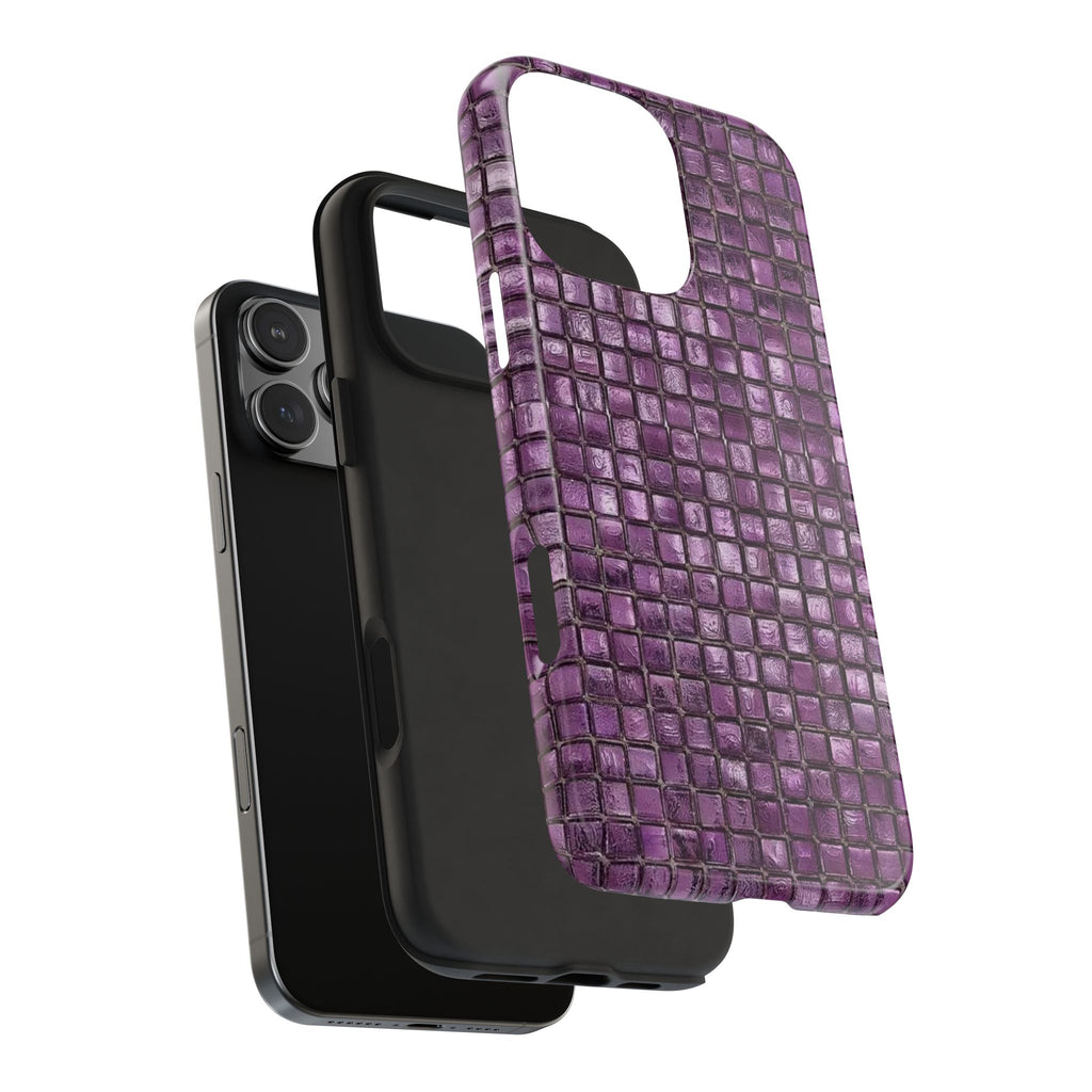 PURPLE MOSAIC PHONE CASE