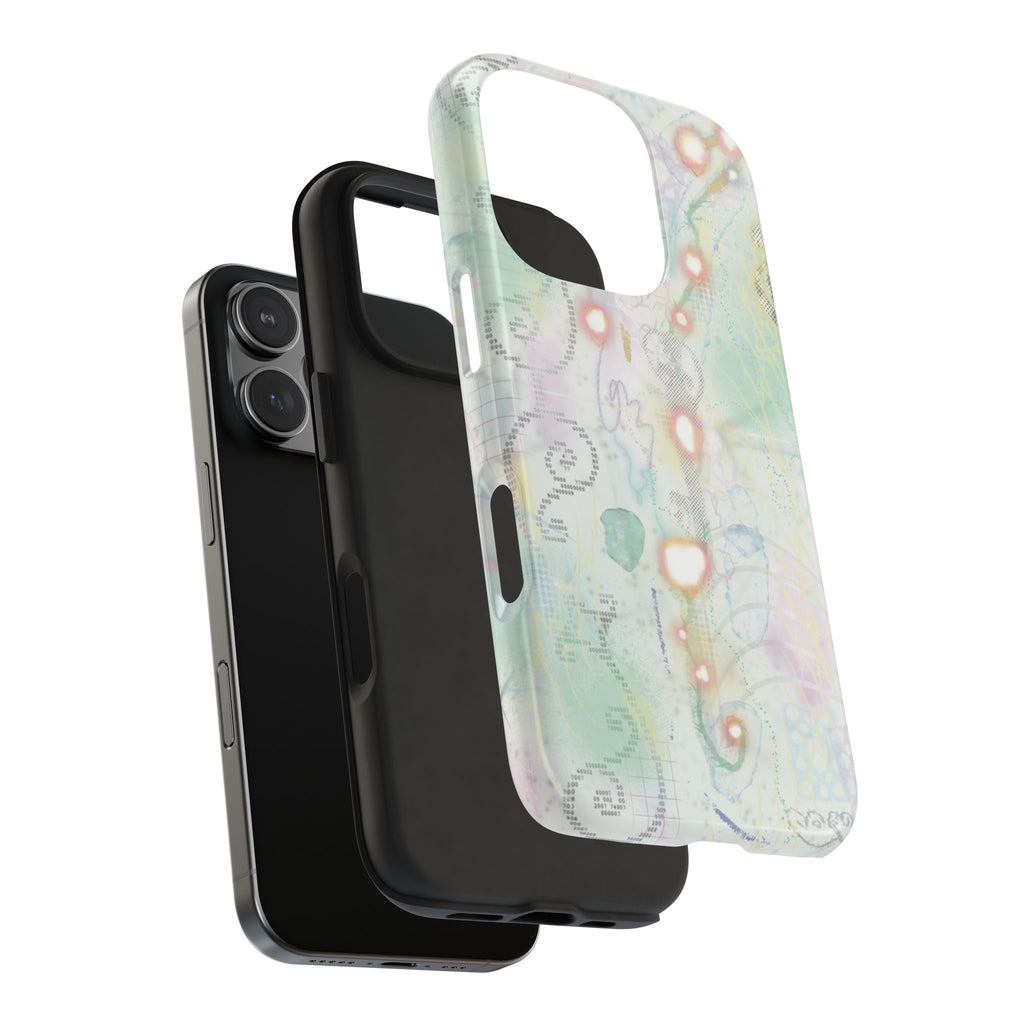 PASTEL FREQUENCY PHONE CASE