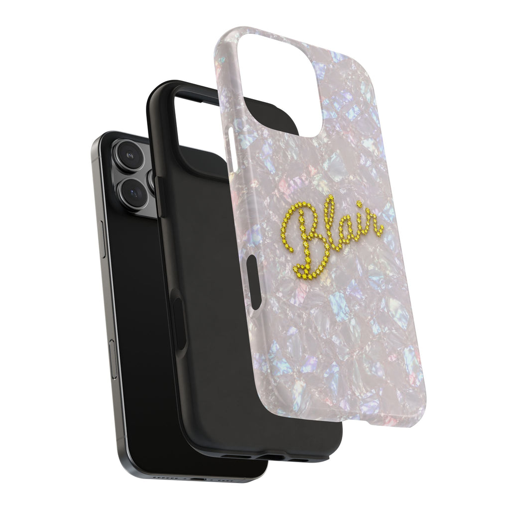 PERSONALIZED VELVET ICE RHINESTONE CUSTOM NAME PHONE CASE