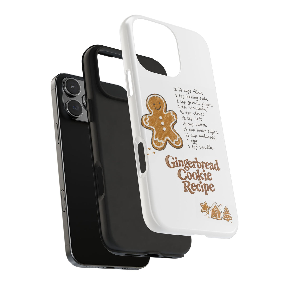 GINGERBREAD COOKIE RECIPE PHONE CASE