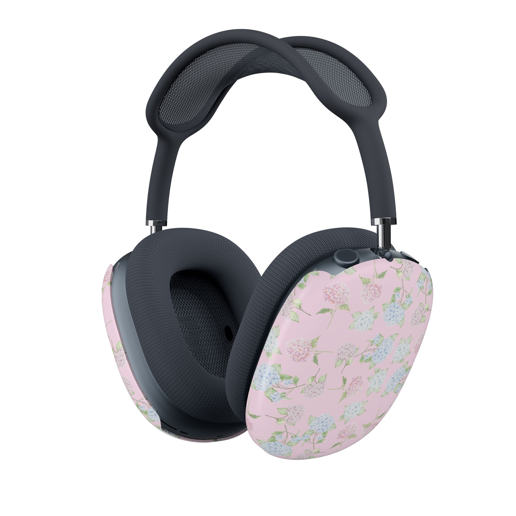 PINK HYDRANGEA FLORAL AIRPODS MAX CASE COVERS