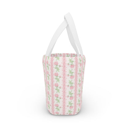 PINK & GREEN FLORAL LUNCH BOX BAG