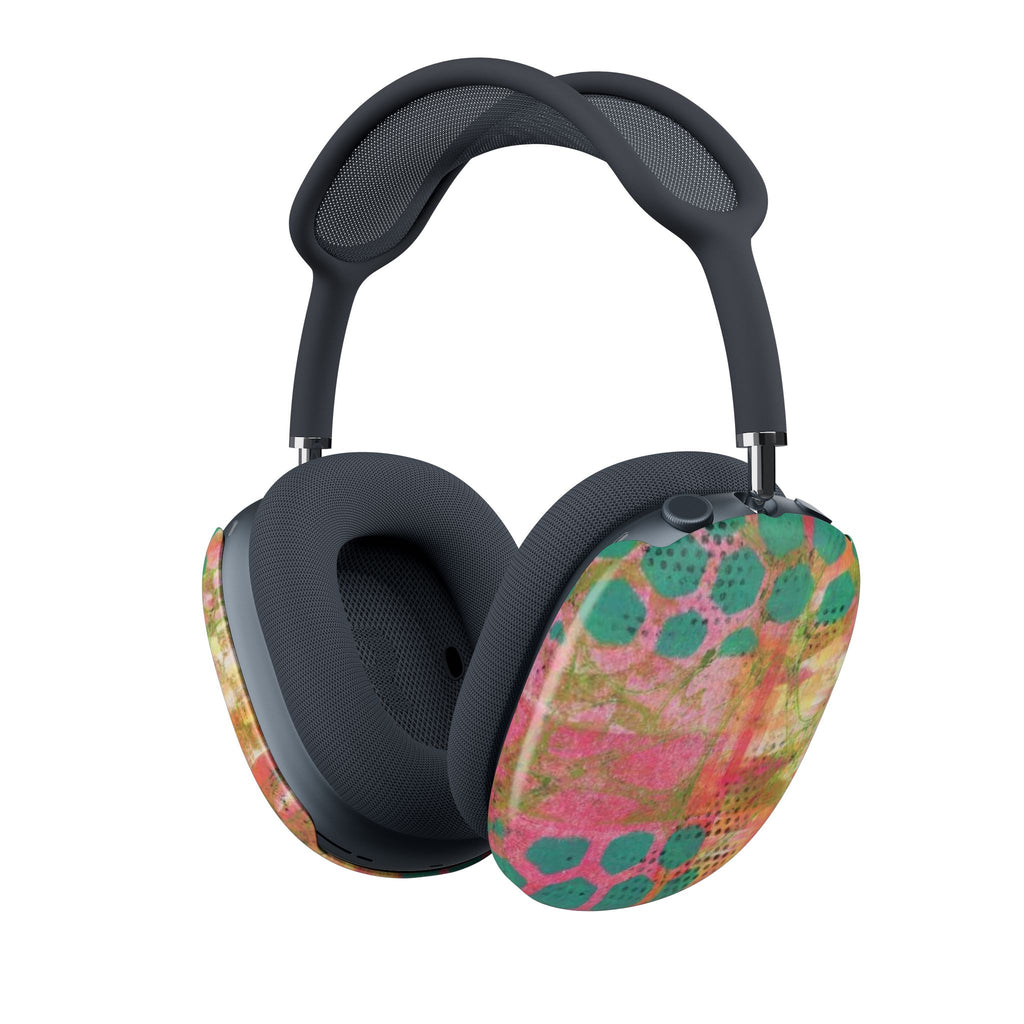 WHIMSY TEAL DOTS AIRPODS MAX CASE COVERS