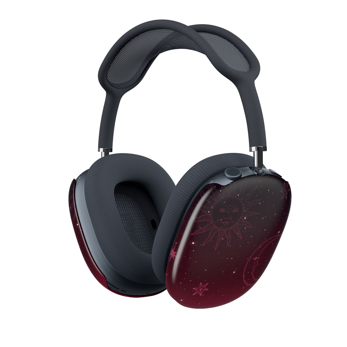 BURGUNDY GRADIENT GALAXY AIRPODS MAX CASE COVERS